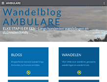Tablet Screenshot of ambulare.nl